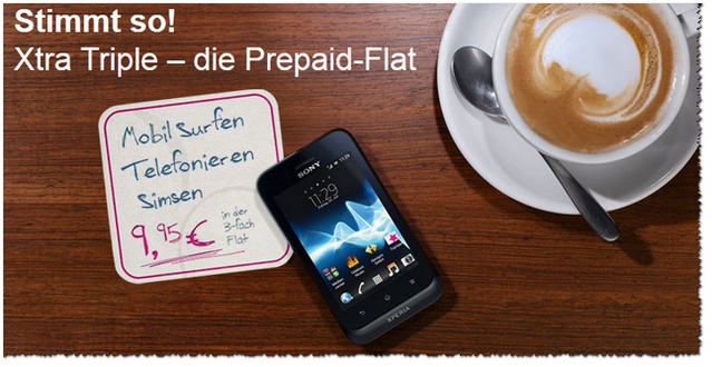 Xtra Triple: 3-fach-Flatrate im neuen Prepaid-Tarif der Telekom