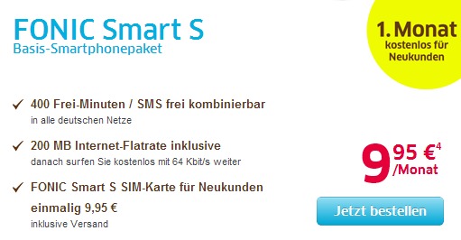 FONIC Smart S im Online-Shop